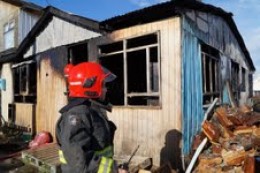 Incendio destruyo en su totalidad casa en Natales
