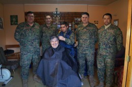Regimiento Lanceros realiza actividades comunitarias